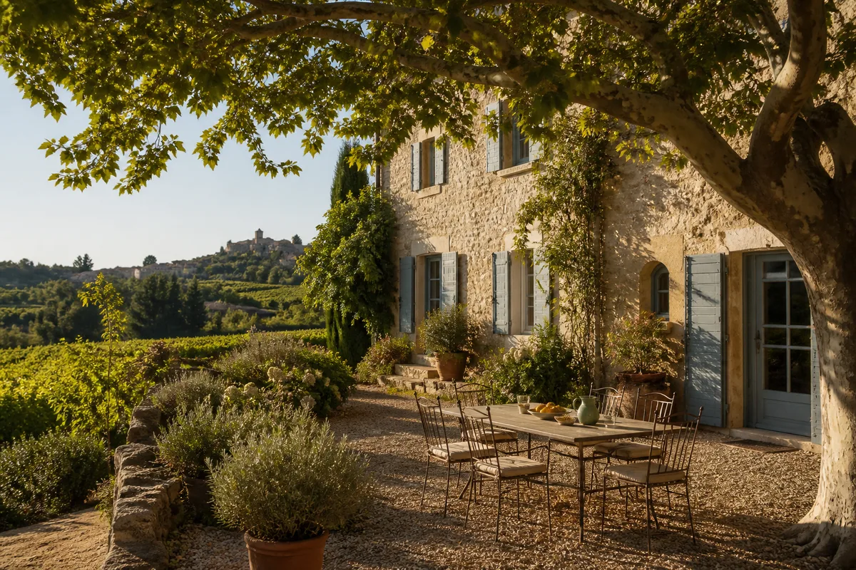 Maison avec jardin arboré et terrasse exposée sud dans l&rsquo;Hérault